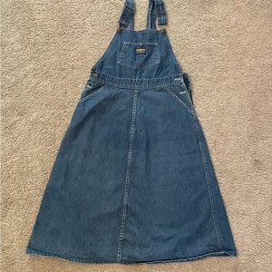 Vintage Osh Kosh B’Gosh denim overall dress women’s size medium